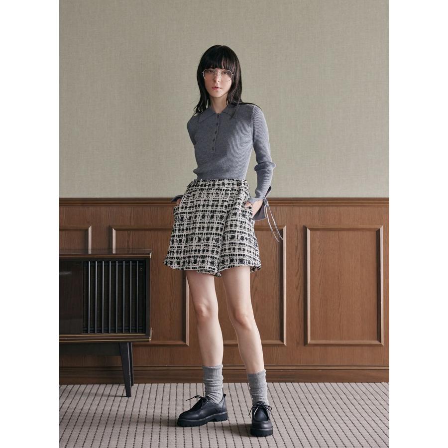 【50%OFF】　ツイードラップキュロット　COEL　コエル　キュロット 爆買_2