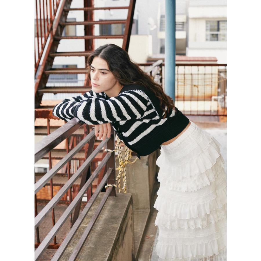 セーラーボーダーカーディガン COEL コエル ニット : ビッグヒット