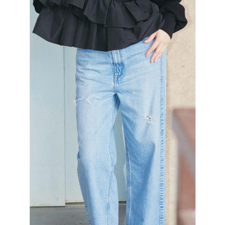 COEL（コエル） COEL×upper hights クラッシュデニムパンツ : ビッグ