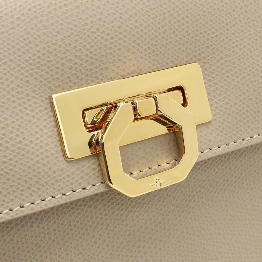 CARBOTTI ハンドバッグ ショルダー 本革 243 ELENA TAUPE ベージュ系