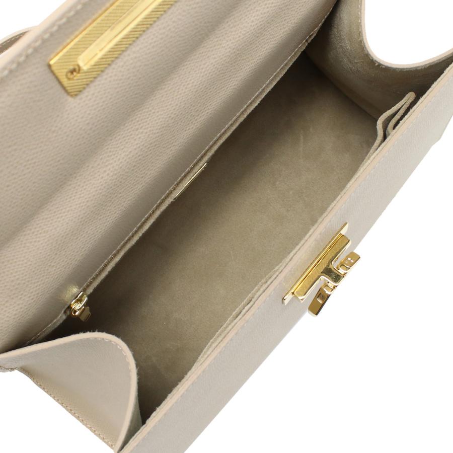 CARBOTTI ハンドバッグ ショルダー 本革 243 ELENA TAUPE ベージュ系