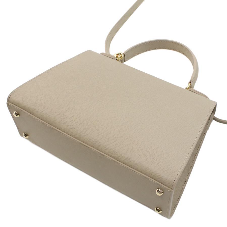 CARBOTTI ハンドバッグ ショルダー 本革 243 ELENA TAUPE ベージュ系