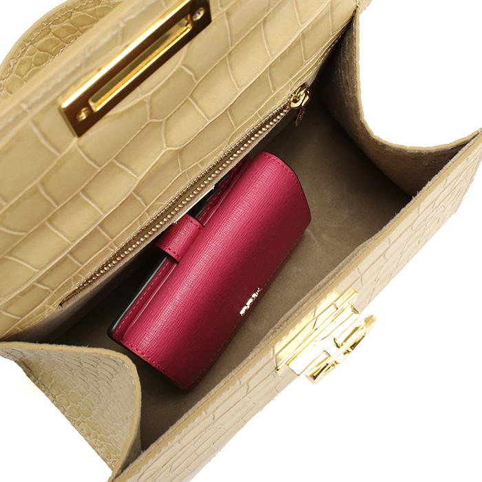 CARBOTTI カルボッティ ハンドバッグ 245 2WAY レディース ベージュ 爆買