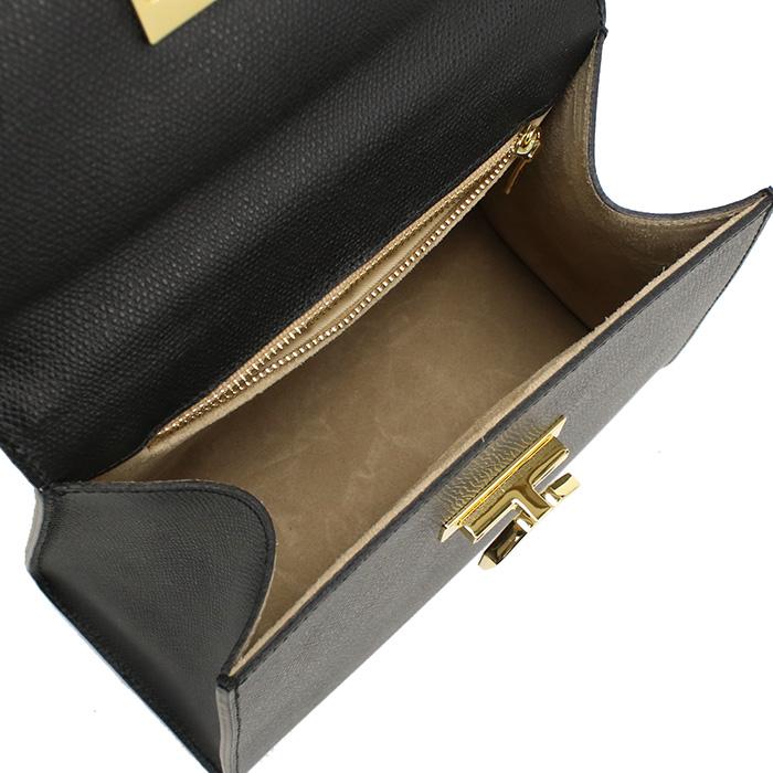 値下げ中！ 美品 カルボッティ CARBOTTI Erika 445 BLACK CARBOTTI ハンドバッグ ERIKA445 カルボッティ エリカ クロス