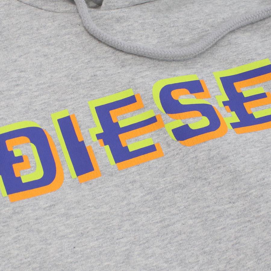 【新品】ディーゼル DIESEL  メンズ パーカー ブランド フーディｰ A06510 0HAYT 9CB グレー系 apparel-01 DIESEL（ディーゼル） メンズ−パーカー ブランド フーディー A06510