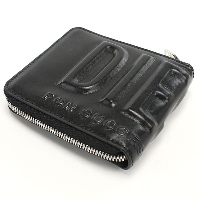 DIESEL（ディーゼル） ラウンドファスナー財布 ロゴ X10007 PR818
