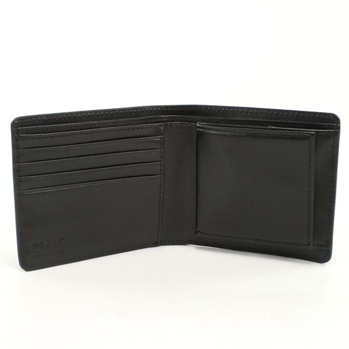 DIESEL ディーゼル 三つ折り財布 ブラック 　エヌリ DIESEL（ディーゼル） 二折財布小銭入付き X10123 PR818 T8013 メンズ