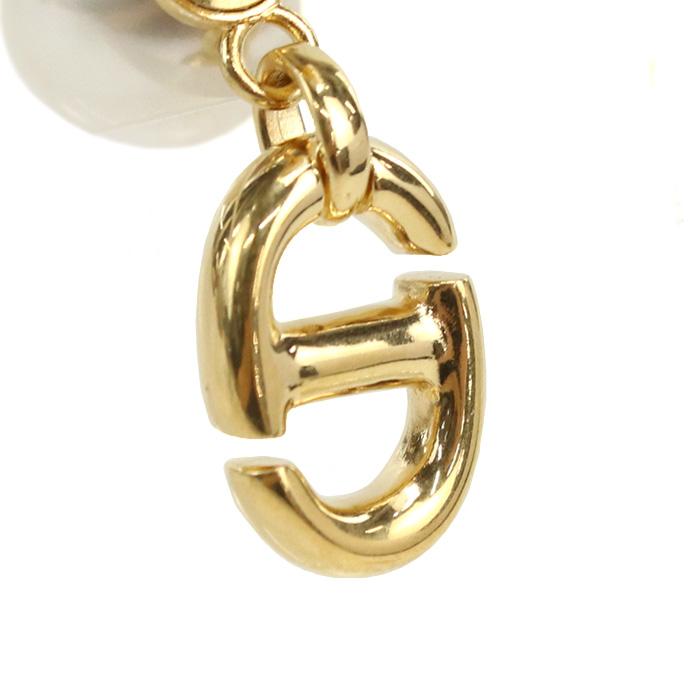 Christian Dior ディオール パール ピアス CDモチーフ E2411 WOMCY 03S