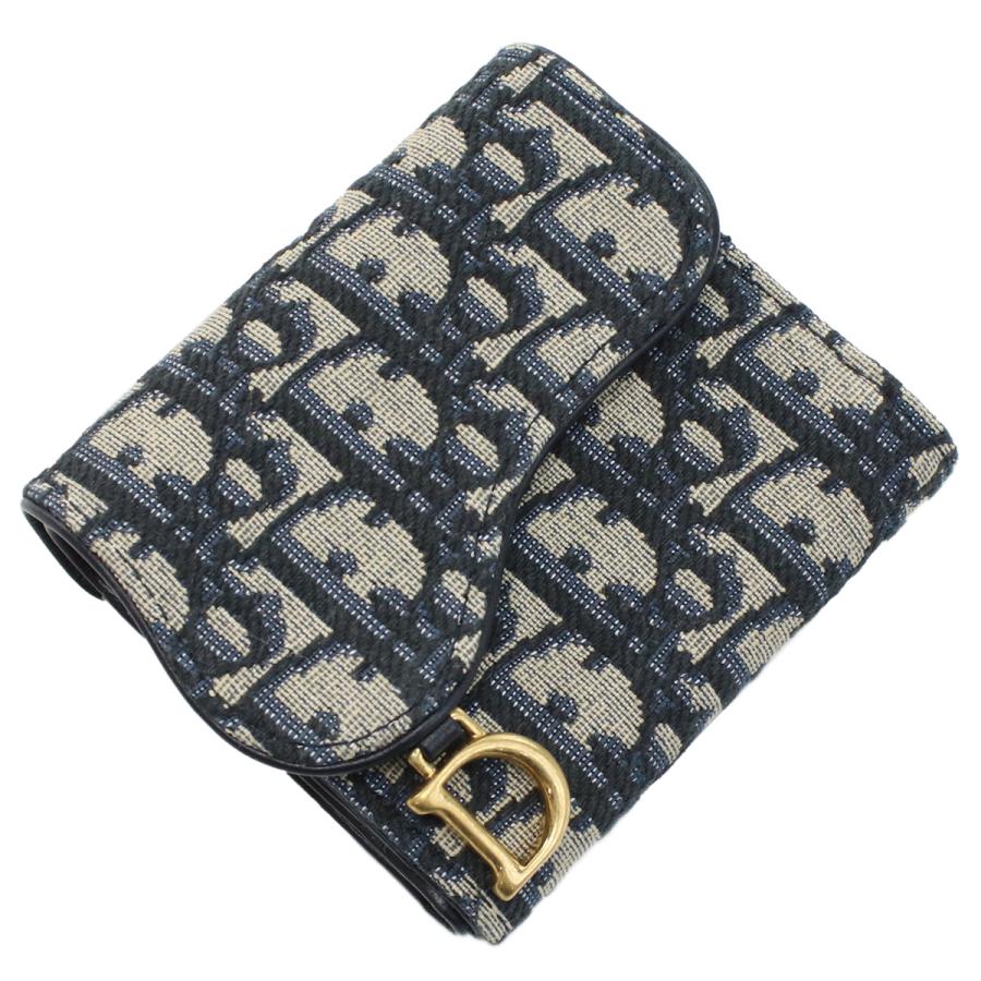 値下げ不可 クリスチャンDior 折財布 三つ折り財布 Christian Dior クリスチャンディオール 三折財布小銭入付き S5652