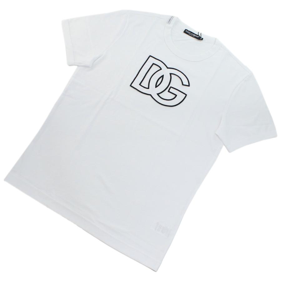 【父の日】ドルチェ&ガッバーナ DOLCE&GABBANA メンズ−Ｔシャツ ブランド G8PL5Z FU7EQ W0800 ホワイト系 爆買の画像