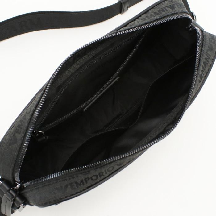 Emporio Armani エンポリオ・アルマーニ 斜め掛け ショルダーバッグ EM001210 AF13823 U8168 メンズ グレー EMPORIO ARMANI Emporio Armani エンポリオ・アルマーニ 斜め掛け