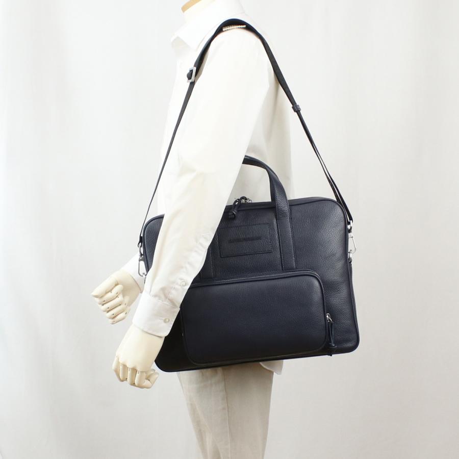 EMPORIO ARMANI ブリーフケース Y4P144 Y068E 80033 NAVY BLUE