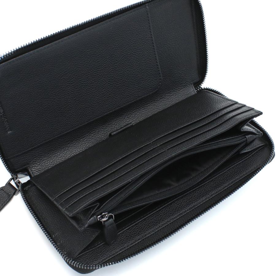 EMPORIO ARMANI オーガナイザー Y4R569 YQ13X 80648 BLACK-GUN METAL  