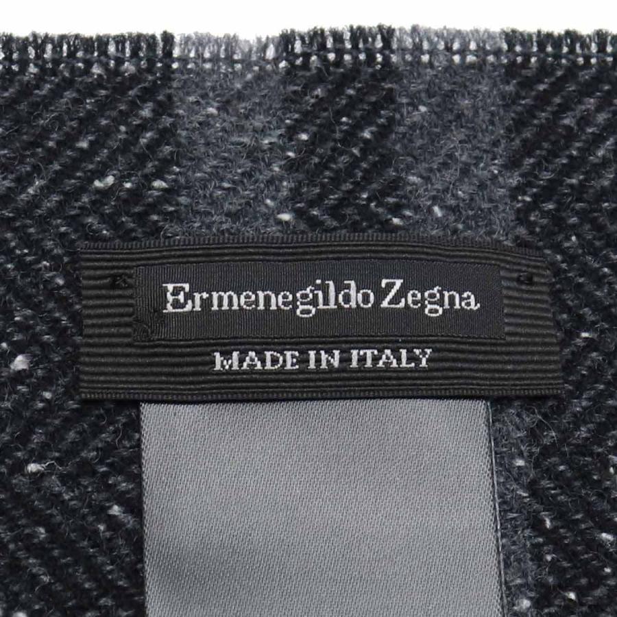 【均一セール】エルメネジルド・ゼニア Ermenegildo Zegna メンズ ウール マフラー Z8L12 26F GR2 グレー系 メンズ warm-01 goods-m gif-01m fl07-sale｜bighit｜03