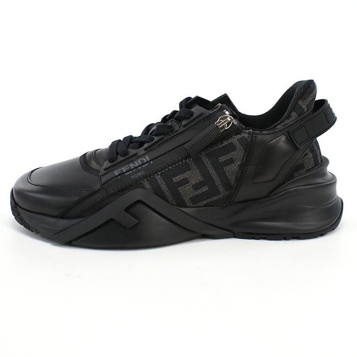 【父の日】FENDI フェンディ スニーカー 7E1392 AJZH F1DV5 メンズ ブラック 爆買の画像