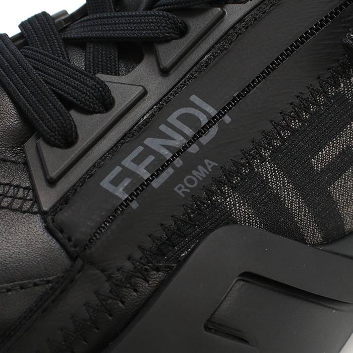 【父の日】FENDI フェンディ スニーカー 7E1392 AJZH F1DV5 メンズ ブラック 爆買の画像