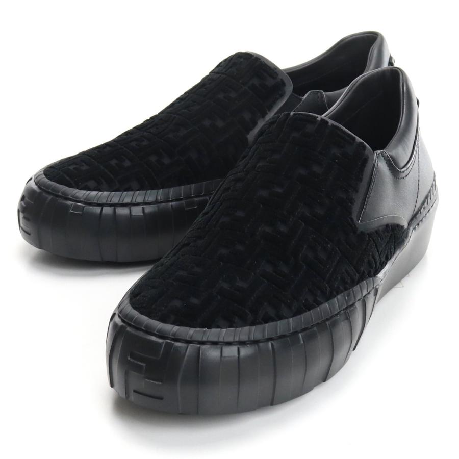 フェンディ FENDI メンズ スニーカー ブランド 靴 7E1482 AHGT F0MN8 ブラック shoes-01  :fen7e1482a:ビッグヒット !店 通販 