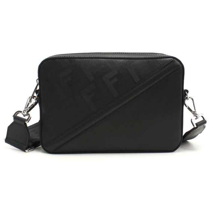【父の日】FENDI フェンディ ショルダーバッグ ダイアゴナル カメラケース 7M0286 AQW1 F0GXN メンズ ブラック 爆買の画像