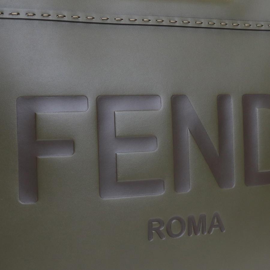 【父の日】FENDI フェンディ トートバッグ 7VA480 AC9L F1F2W2WAY メンズ カーキ 爆買の画像