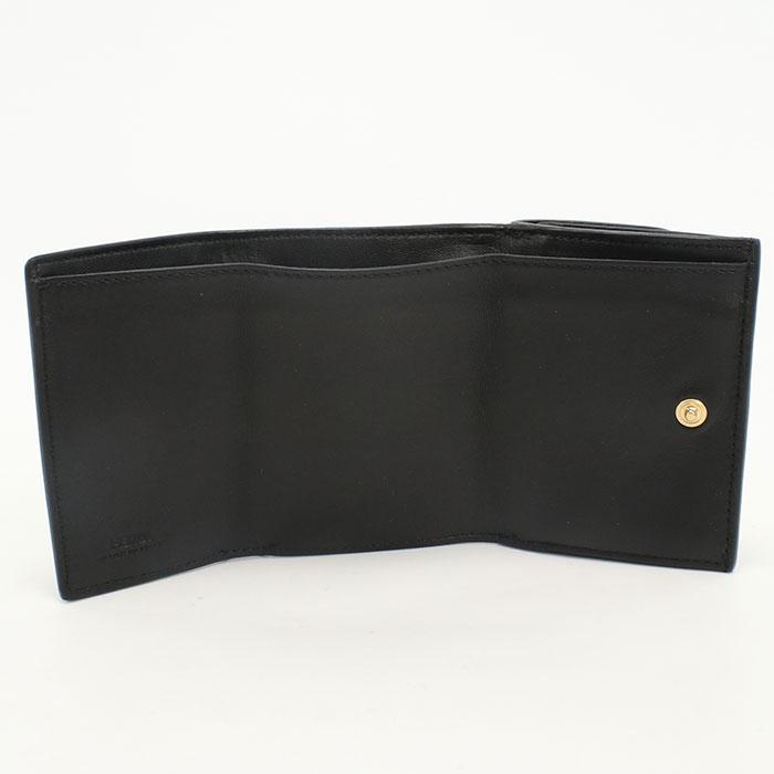 FENDI フェンディ バケット マイクロ 三つ折り財布 小銭入付き 8M0395 AAJD F0KUR レディース ブラック 爆買の画像
