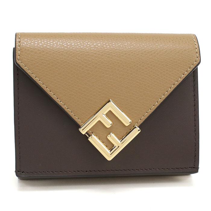 FENDI（フェンディ） 三つ折り財布 小銭入付き 8M0480 ALV4 F1UJ9