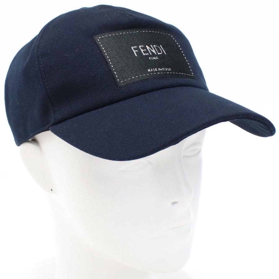 FENDI フェンディ メンズ−キャップ FXQ768 AIKH F0QA2 ネイビー系 cap 