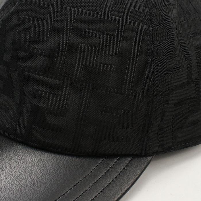 【父の日】FENDI フェンディ ベースボール キャップ FXQ768 AVPD F0QA1 FFジャガード メンズ ブラック 爆買の画像