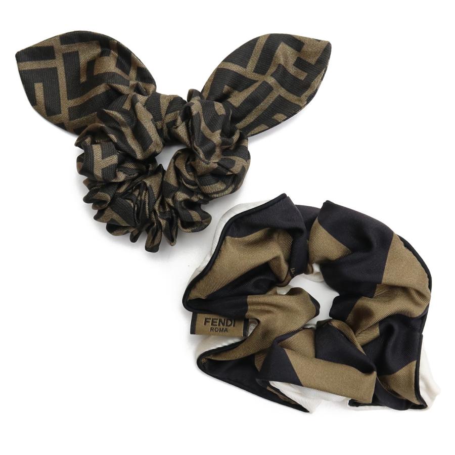 フェンディ FENDI シュシュ FXT268 ADG0 F1BWS HAIR ELASTICS ２個