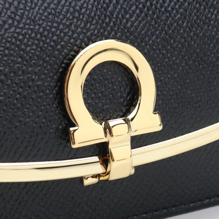フェラガモ FERRAGAMO カードケース 22-D198 0683350 NERO