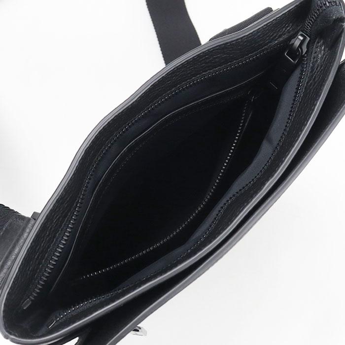 【父の日】FERRAGAMO フェラガモ 斜め掛け ショルダーバッグ 24-0131  メンズ ブラック 爆買の画像