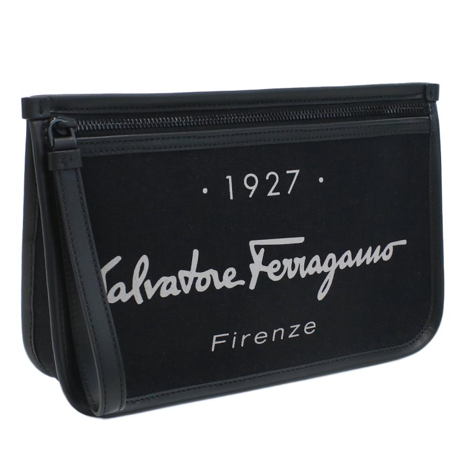 フェラガモ FERRAGAMO クラッチバッグ ブランド 24-0971 0757845 NERO