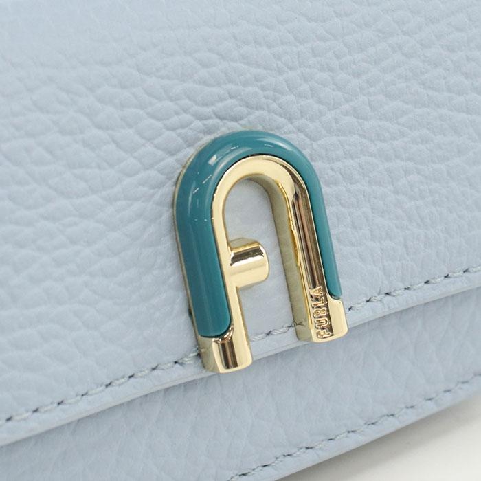 FURLA フルラ 三つ折り財布 小銭入付き WP00573 HSF000 4568Ｓ FURLA IDEA S イデア レディース ブルー FURLA（フルラ） 三つ折り財布 小銭入付き WP00573 HSF000 4568S
