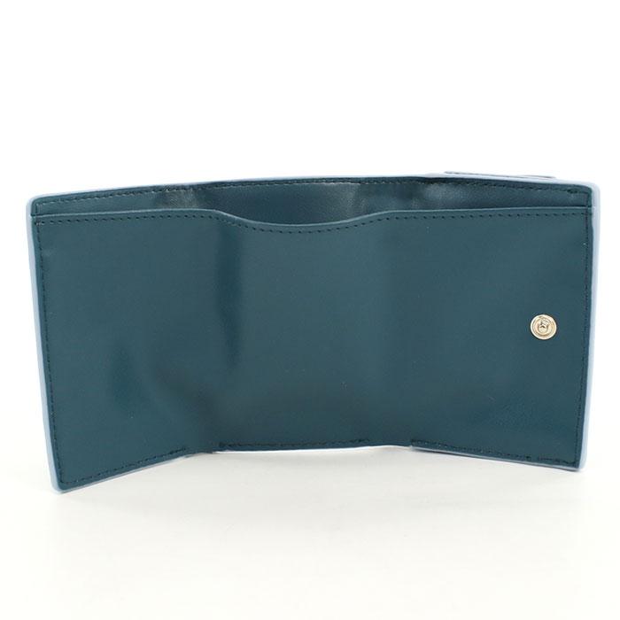 FURLA フルラ 三つ折り財布 小銭入付き WP00573 HSF000 4568Ｓ FURLA IDEA S イデア レディース ブルー FURLA（フルラ） 三つ折り財布 小銭入付き WP00573 HSF000 4568S