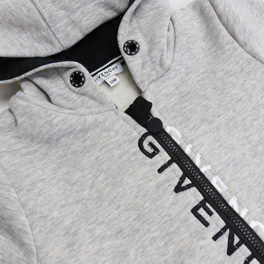 ジバンシー GIVENCHY キッズ−パーカー H05190 A01 GREY MARL グレー系  