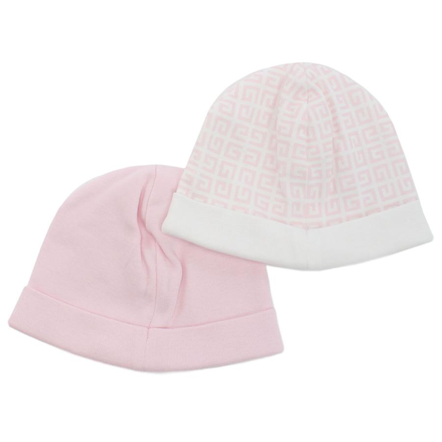ジバンシー GIVENCHY  ベビー−帽子 セット 純正BOX付き H98143 44Z ピンク系 爆買の画像