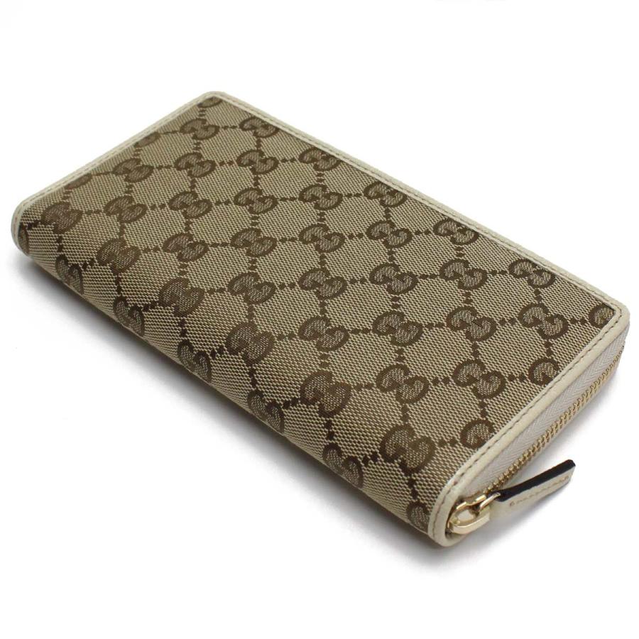 GUCCI（グッチ） 長財布 ラウンドファスナー GGキャンバス 307980