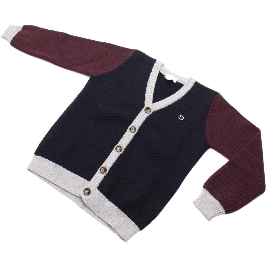 グッチ Gucci キッズトップス 3872 X1253 4010 ネイビーボルドーグレー系 Revoke Teslathemes Com