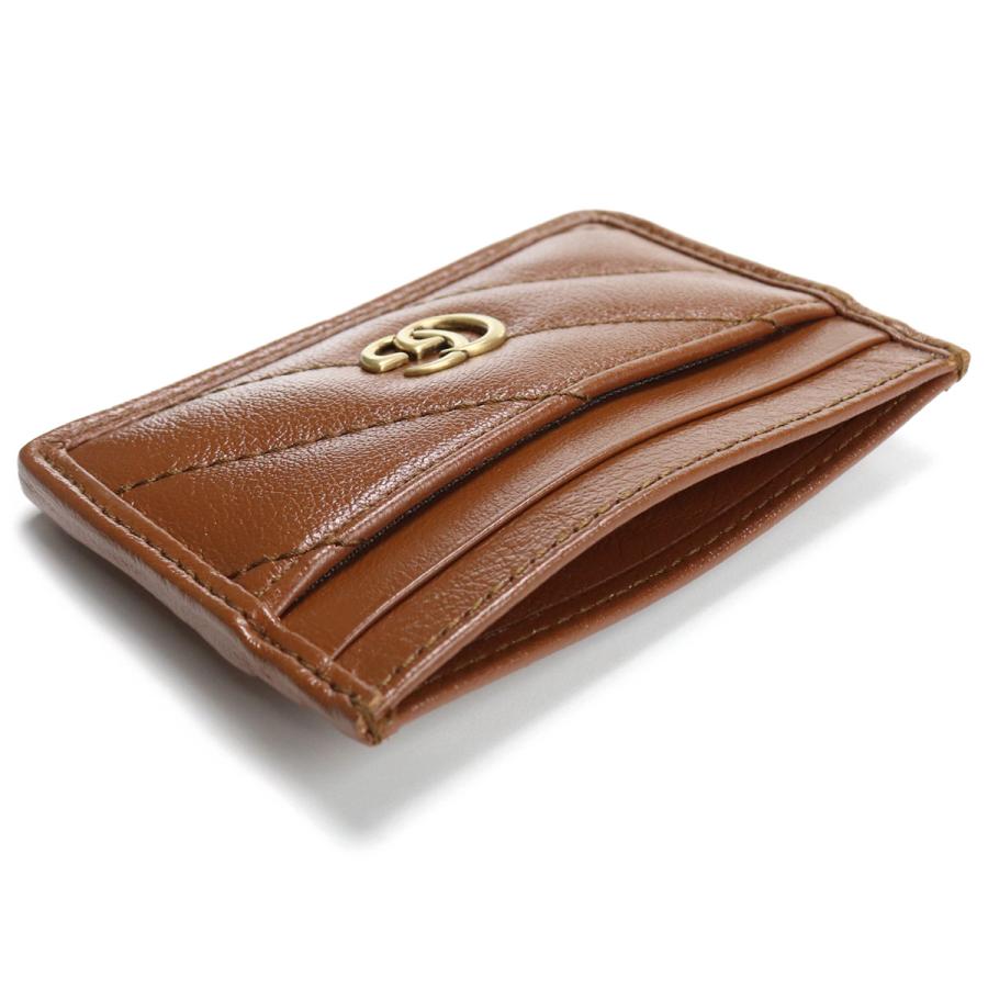 GUCCI グッチ カードケース 443127 0OLFT 2535 GG MARMONT 2.0 レディース ブラウン 爆買の画像