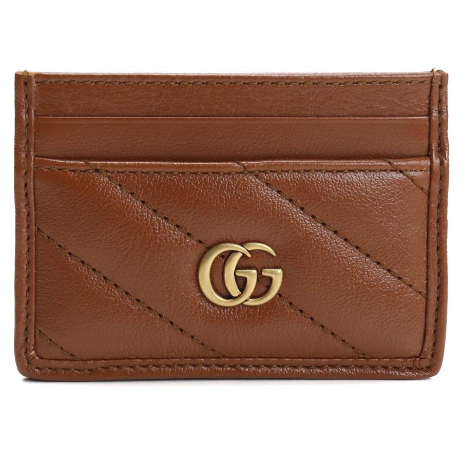 GUCCI グッチ カードケース 443127 0OLFT 2535 GG MARMONT 2.0 レディース ブラウン 爆買の画像