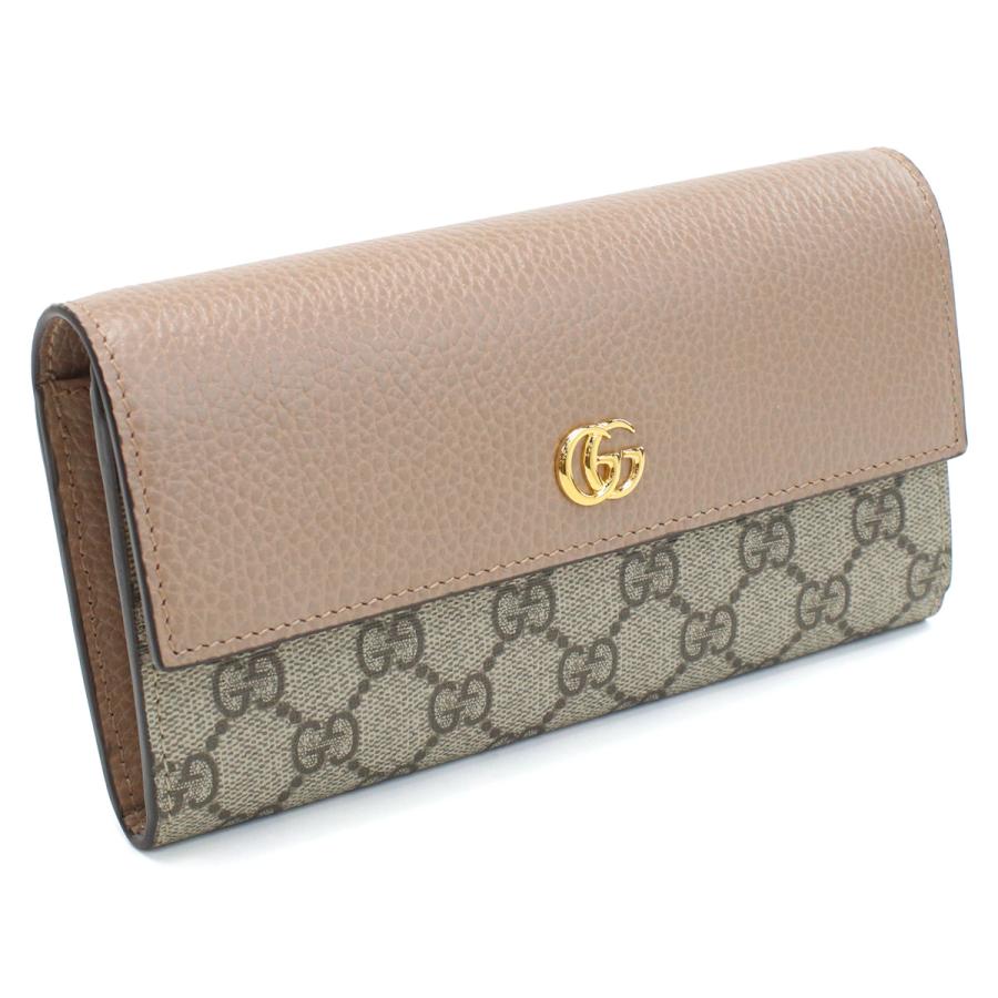 GUCCI グッチ 長財布ニ折小銭入付き 456116 17WAG 5788 PETITE MARMONT レディース ベージュ GUCCI（グッチ） 長財布ニ折小銭入付き 456116 17WAG 5788 PETITE