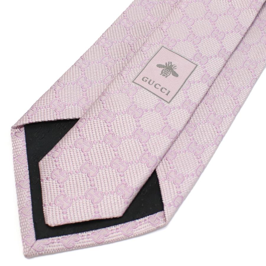 GUCCI（グッチ） ネクタイ メンズ GGロゴ 456522 4B002 5900 ピンク系