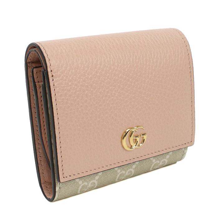 GUCCI P10倍 PETITE MARMONT 二つ折り財布 ミディアム 598587 AACFE  