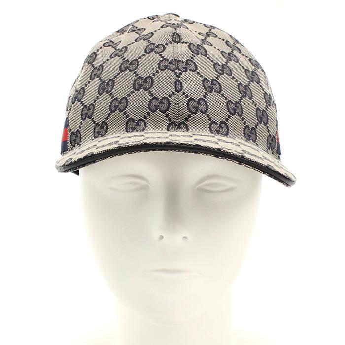 GUCCI（グッチ） キャップ 696845 4HAQQ 4068 メンズ ネイビー