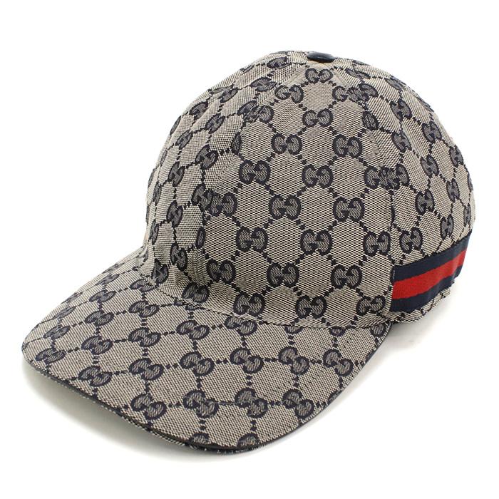 GUCCI（グッチ） キャップ 696845 4HAQQ 4068 メンズ ネイビー
