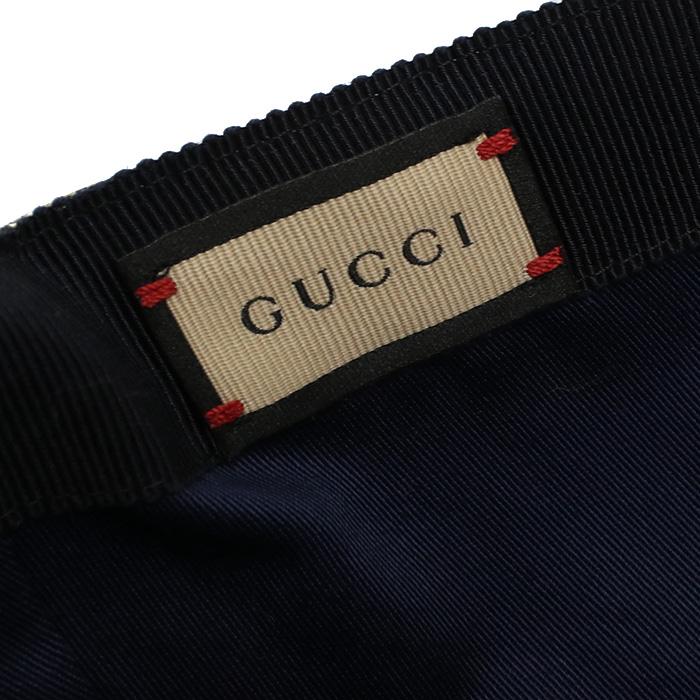 GUCCI（グッチ） キャップ 696845 4HAQQ 4068 メンズ ネイビー