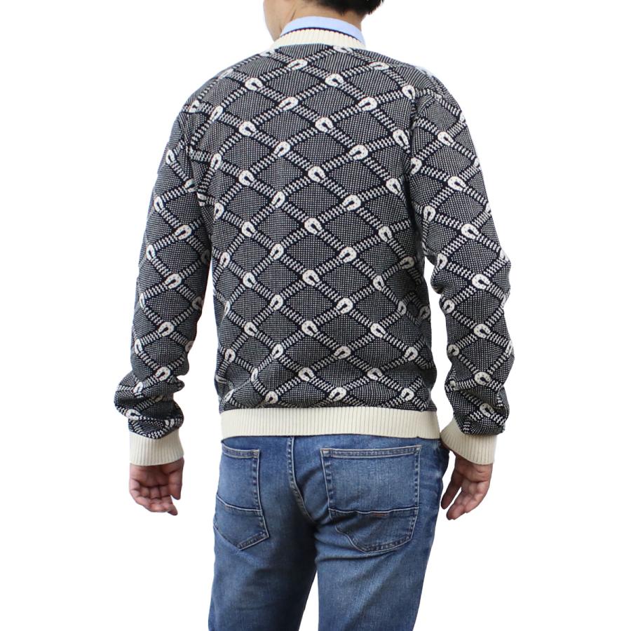 【父の日】GUCCI グッチ Vネック ニット セーター 703112 XKCCW 1289 メンズ ブラック系 爆買の画像