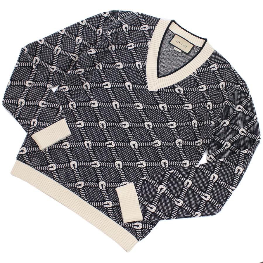 グッチ セーター S GUCCI（グッチ） 国内正規 692900 XKCC5 GGウール ジャカード セーター