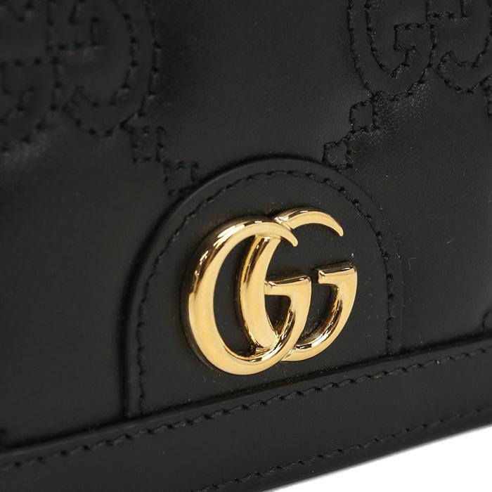 GUCCI（グッチ） 二折財布小銭入付き 723786 UM8IG 1000 GG MATELASSE