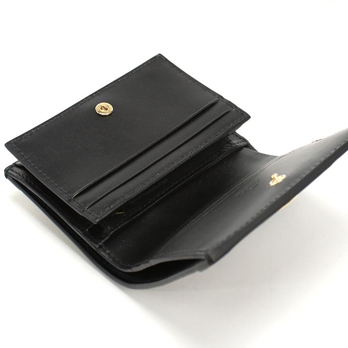 gucci ミニ財布 ダブルG ミニウォレット (コイン＆紙幣入れ付き） ・ブラック レザー