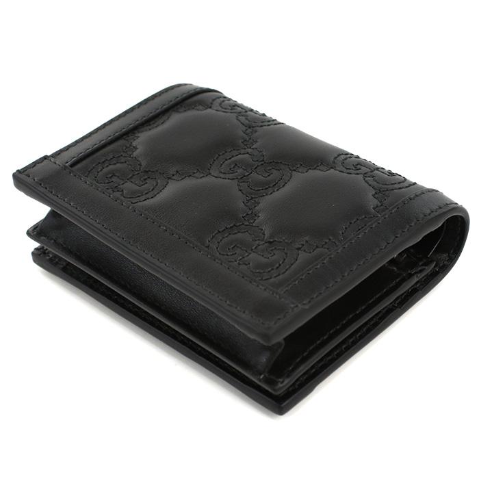 GUCCI（グッチ） 二折財布小銭入付き 723786 UM8IG 1000 GG MATELASSE